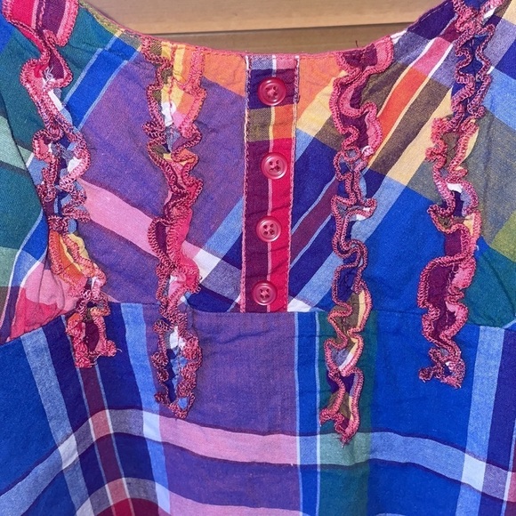 Arizona jean company plaid dress. Girls size 14-16 - Picture 2 of 6